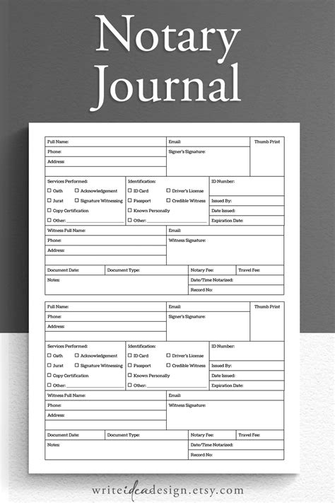 printable-notary-journal Ebook Reader